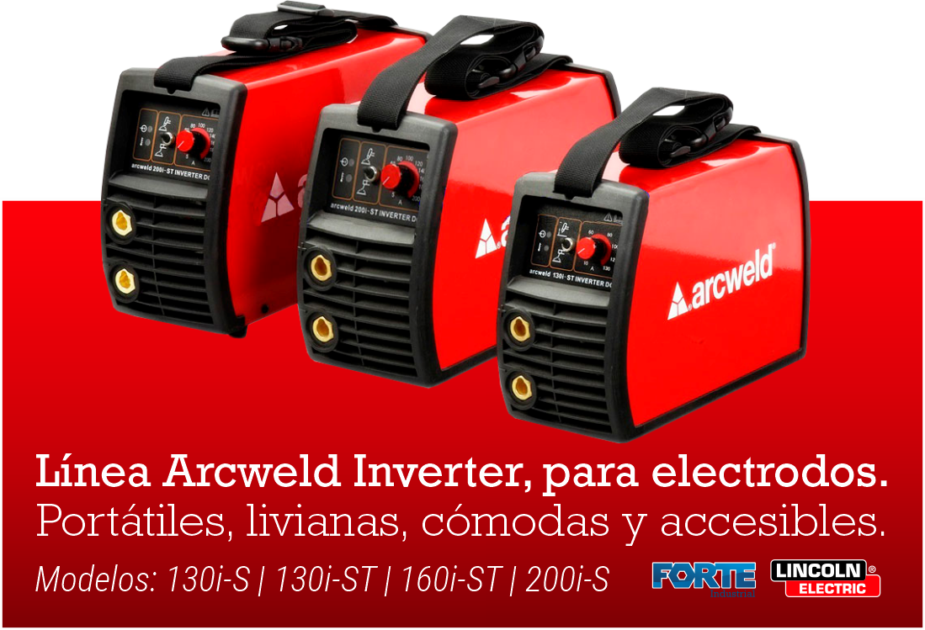 Soldadoras Portátiles Arcweld Inverter Lincoln Electric